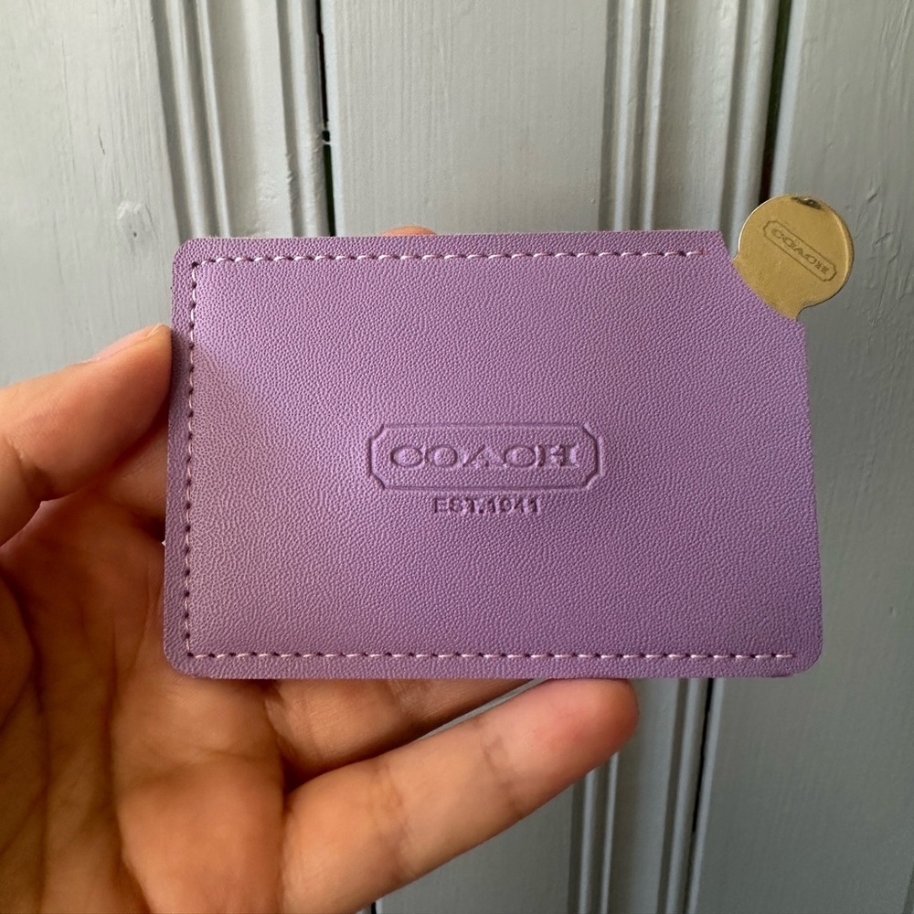 RARE vintage coach pocket mirror